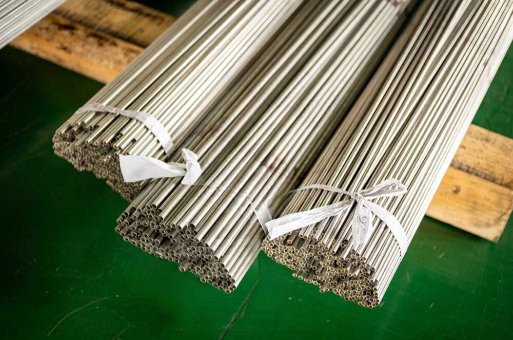 photo of nickel alloy pipes