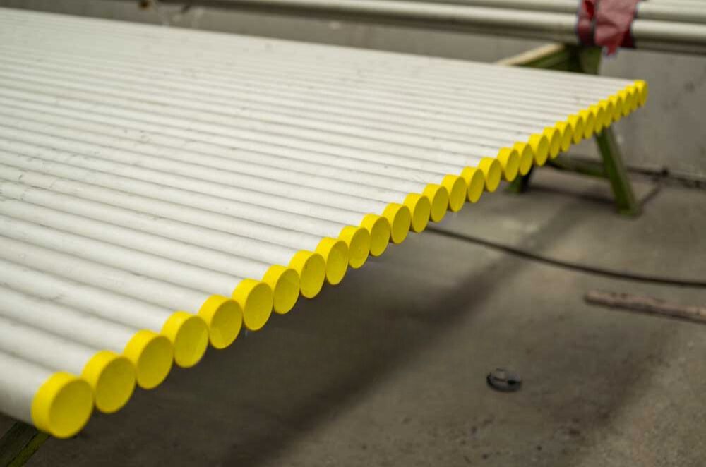 photo of nickel alloy pipes