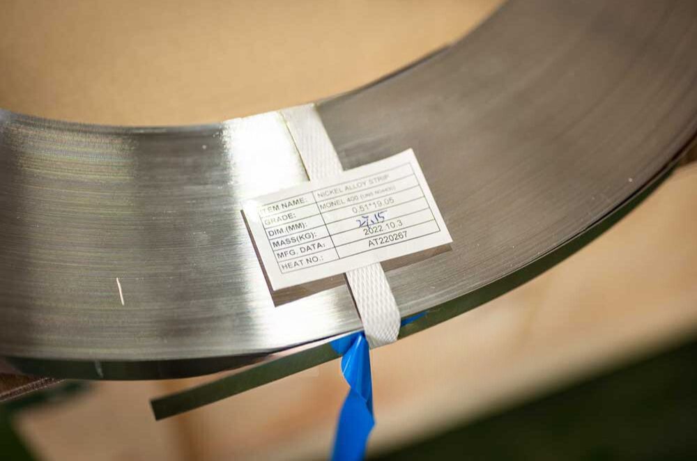 photo of nickel alloy sheets