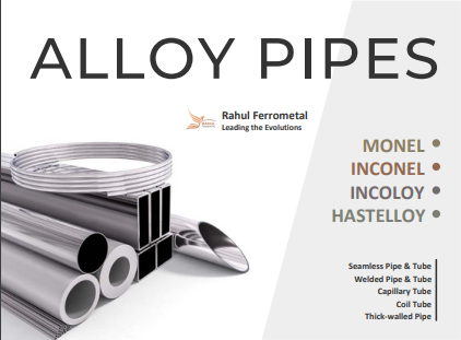 catalogue of nickel alloy pipes