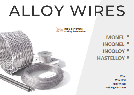 catalogue of nickel alloy wires & electrodes